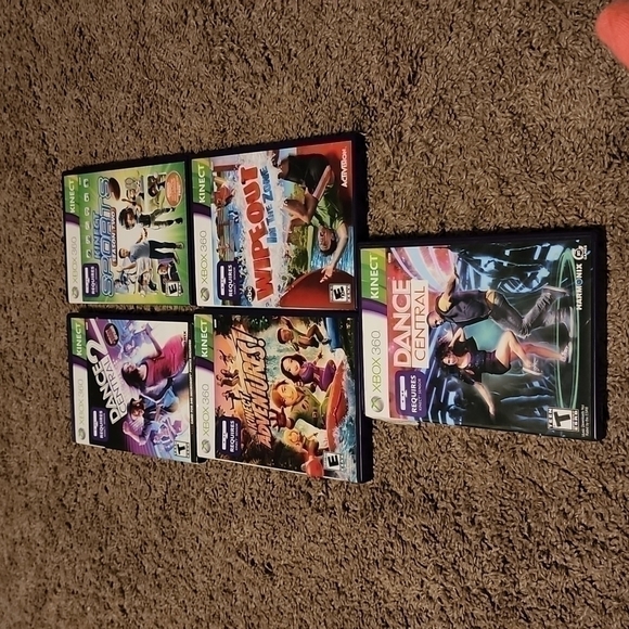 BUNDLE DEAL XBOX 360 Kinect Bundle pack - Picture 1 of 11